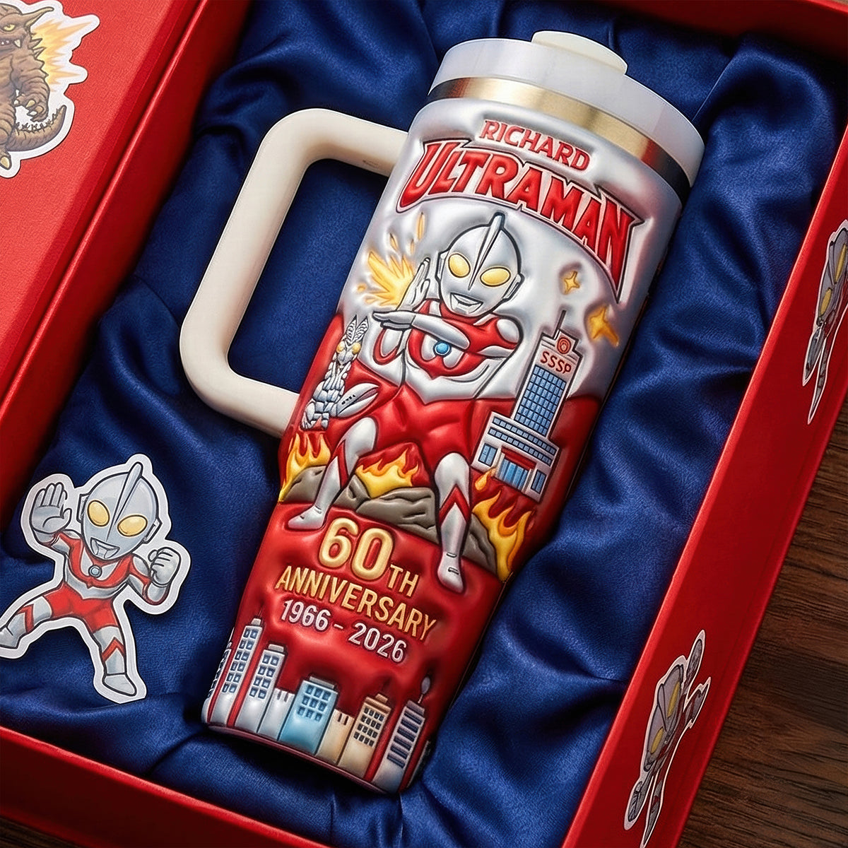 60th Anniversary Giant Hero Tumbler - Personalized Anniversary Gift 02tgqn120326-Homacus