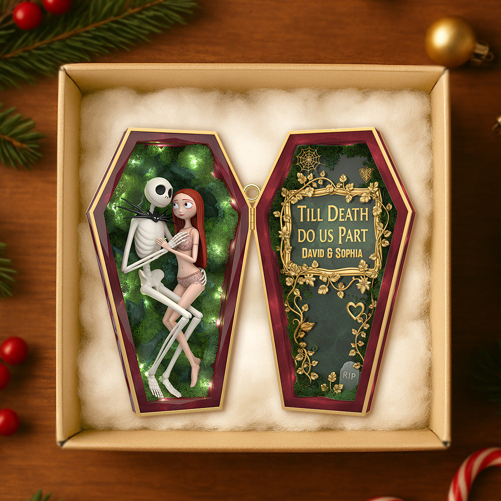 Personalized Spooky Gifts For Couple Christmas Ornament 07ohtn151025-Homacus