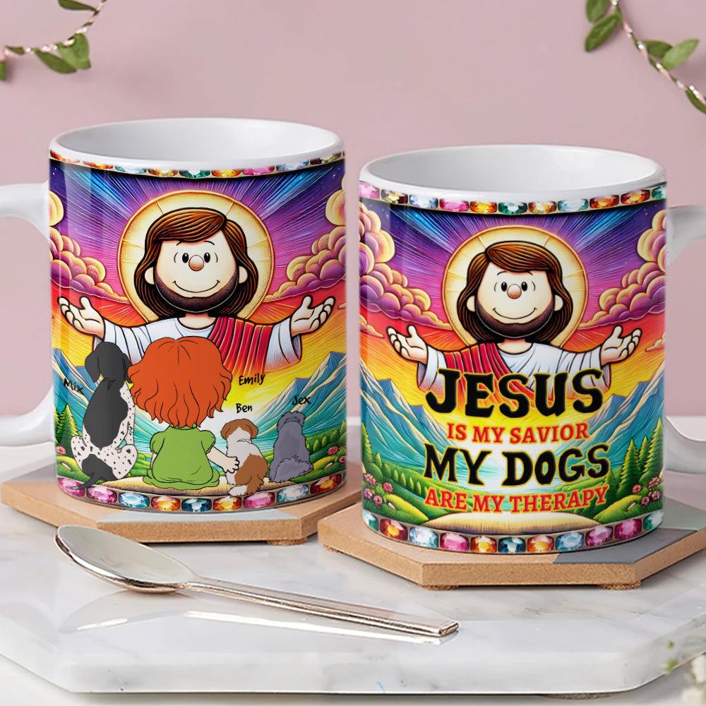 Personalized Gifts For Dog Lovers Coffee Mug, Jesus Is My Savior 04TGMH030325HG-Homacus