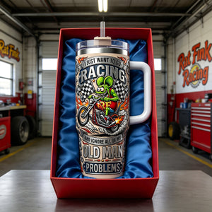 Racing Old Man Tumbler - Personalized Gifts For Racing Lovers 02patn120326-Homacus