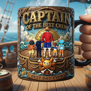 Captian Of The Best Crew Magic Coffee Mug - Personalized Gifts For Dad 02TODT120526-Homacus