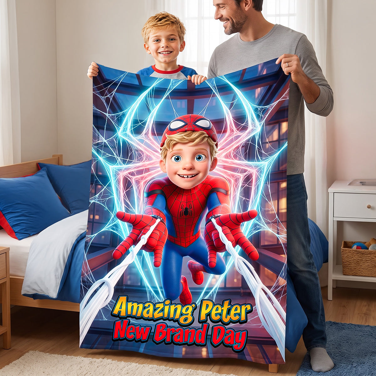 Amazing Hero Kid Blanket - Custom Photo Gifts For Fans Blanket 01HUDH040826-Homacus