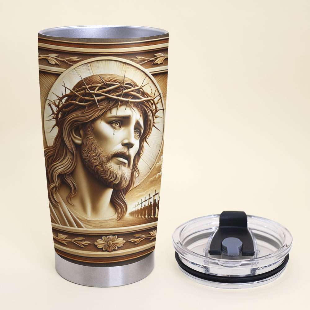 Personalized Gifts For Christian Tumbler Jesus Tumbler 042XQMH160125-Homacus