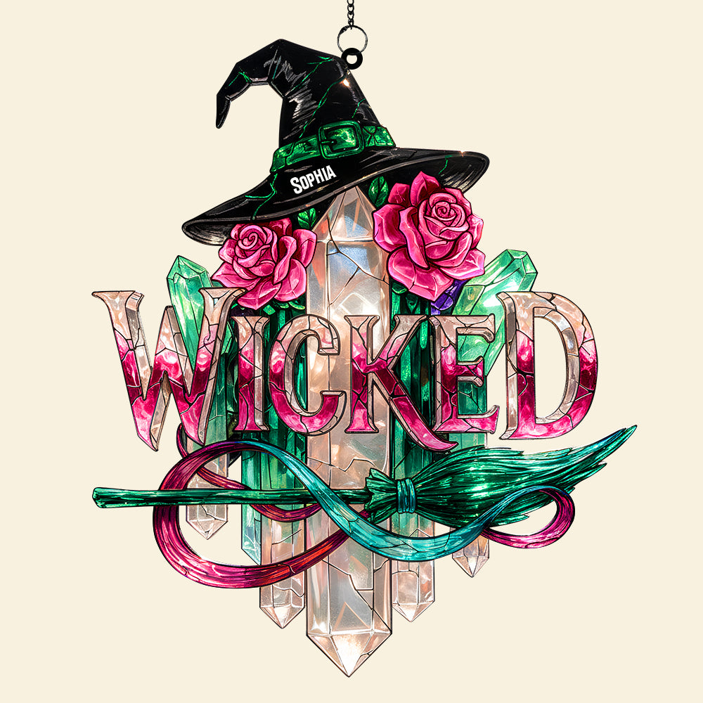 Mystical Witch Suncatcher Ornament - Personalized Gifts For Witch Lovers 04patn271125-Homacus