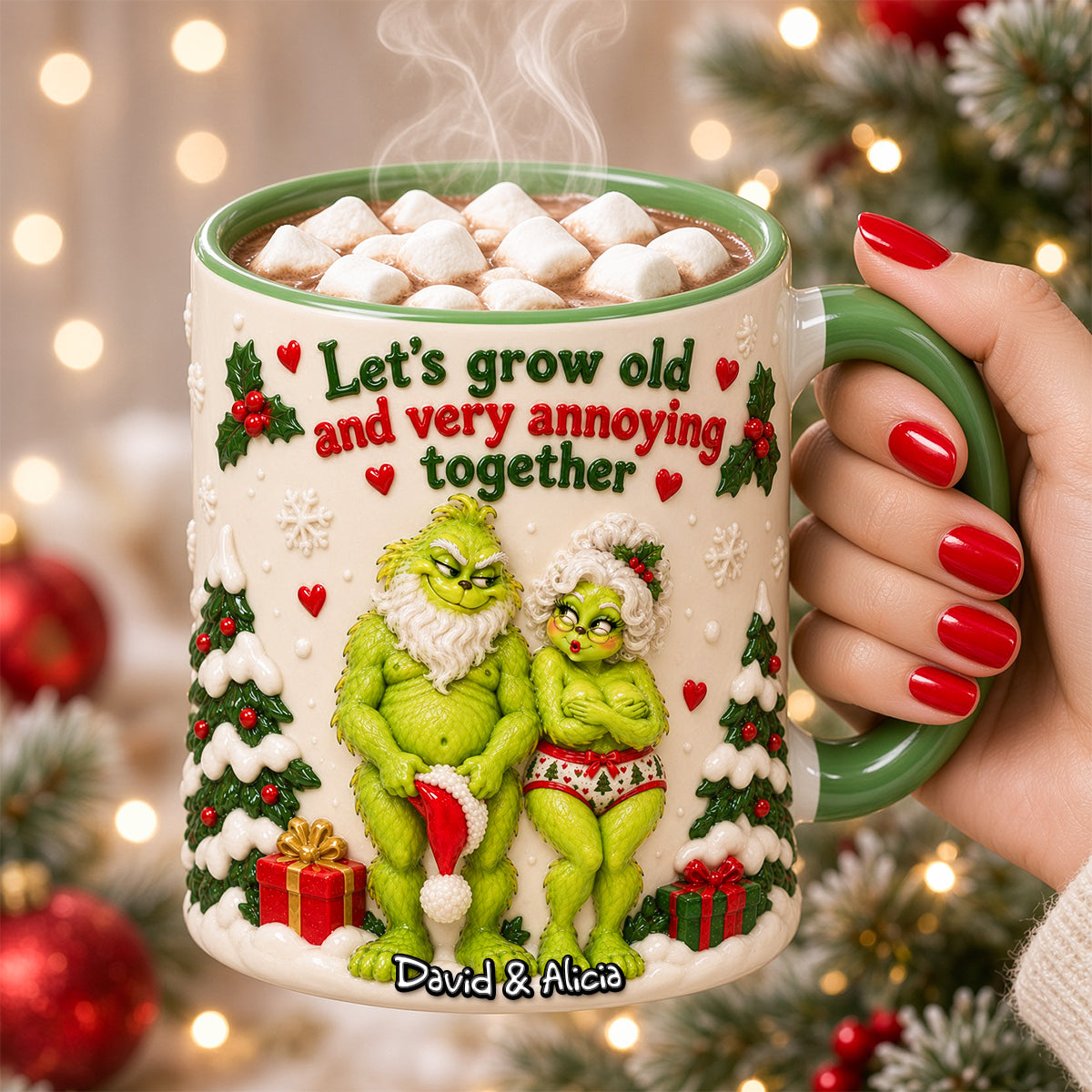 Old Couple Annoys Together Accent Mug - Personalized Funny Gifts For Couple 03nadh221026-Homacus
