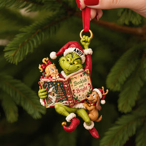 Bookish And Bright Side Ornament - Personalized Gifts For Christmas Ornament 10PADH191026