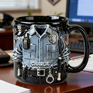 Proud Officer Coffee Mug – Personalized Gift for Police Officers 01PALU170126-Homacus
