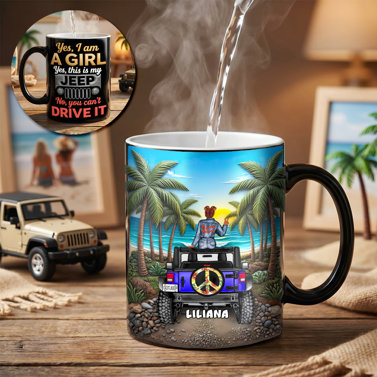 Adventure Girl Magic Coffee Mug - Personalized Gifts For Off-road Lovers 01HUDH230426-Homacus