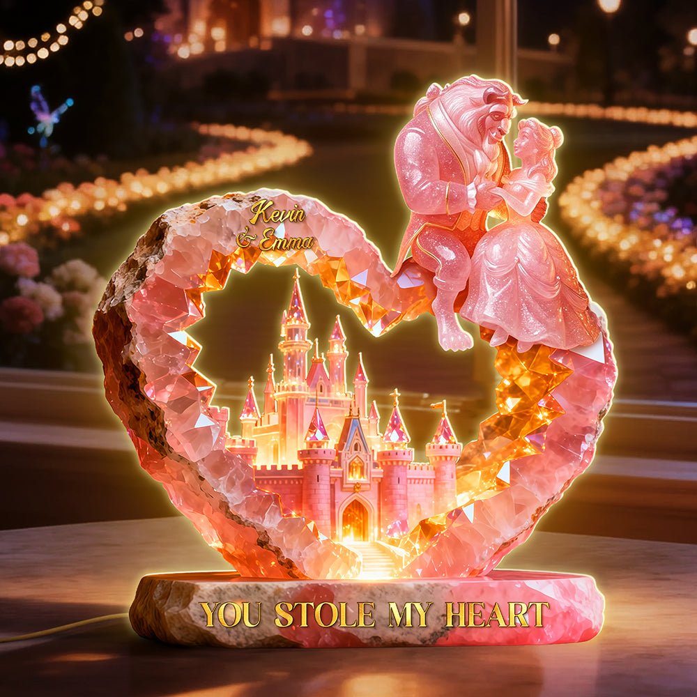 Fairy Tales Couple Acrylic Light Box - Personalized Gifts For Couple 03ohta311225-Homacus