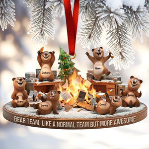 Beer Coworker Ornament - Personalized Gifts For Coworkers 01ohqn241125-Homacus