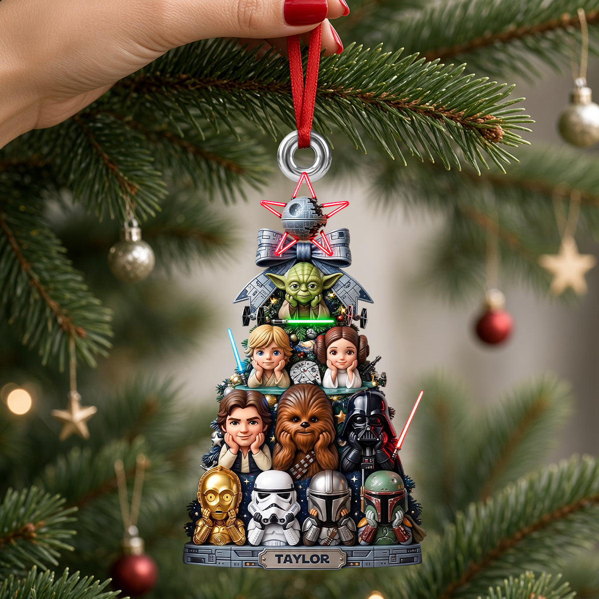 Lovely Deep Space Acrylic Ornament, Personalized Christmas Gifts 09qhdh091026-Homacus