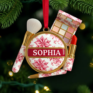 Makeup Kit Christmas Ornament - Personalized Gifts For Makeup Lovers 05PGLU131025-Homacus