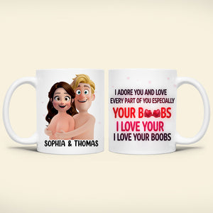 Naughty Coffee Mug - Personalized Gifts For Couple 04OHDT011225-Homacus