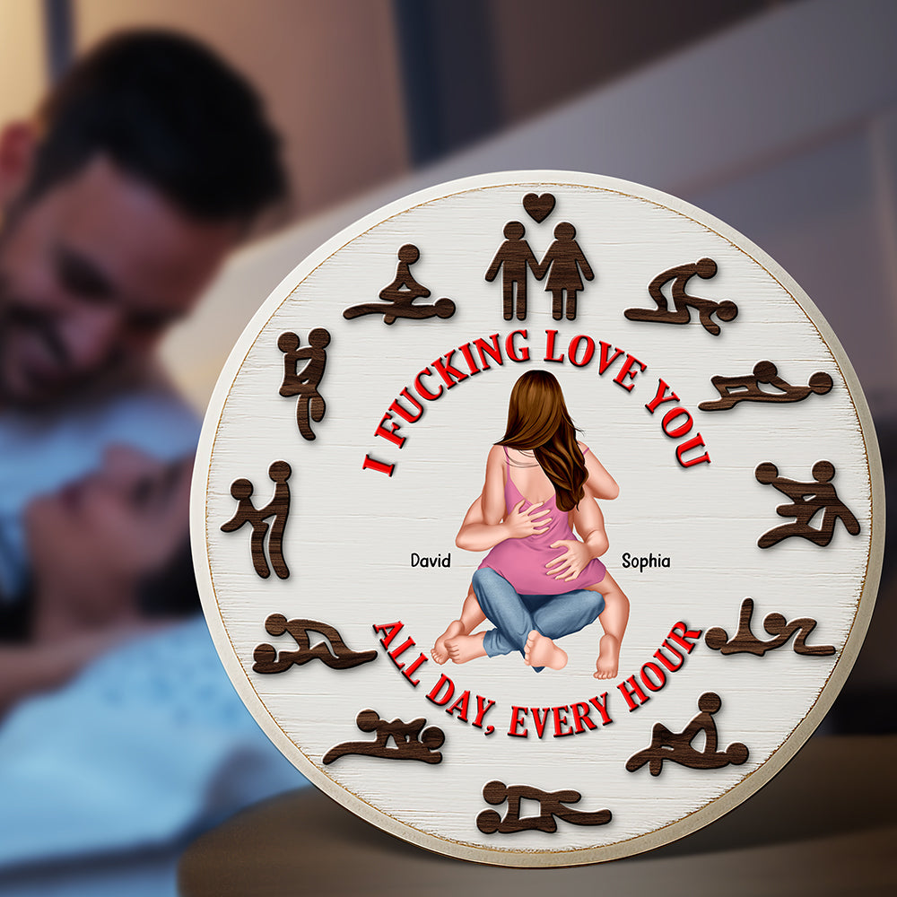 Naughty Couple Plaque - Personalized Gifts For Couple 05ohqn050525-Homacus