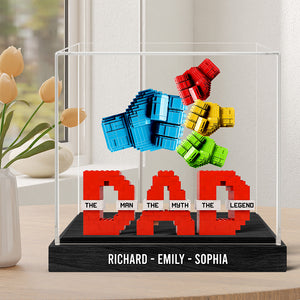 Legend Fist Bump Dad Acrylic Plaque Personalized Gifts For Dad 06OHQN170525-Homacus