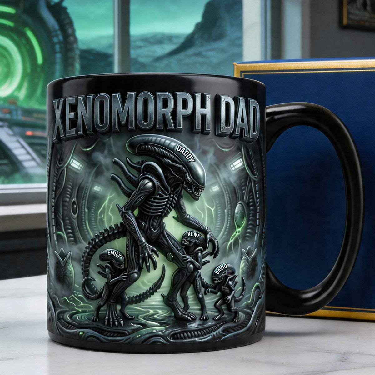 Space Monster Magic Coffee Mug - Personalized Gifts For Dad 01naqn250426-Homacus
