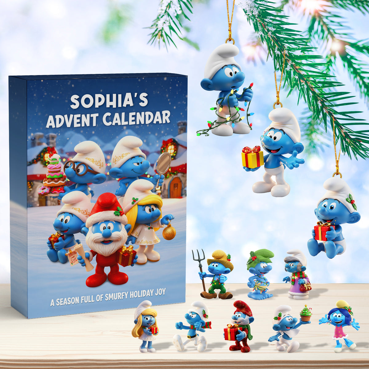 Lovely Characters Advent Calendar Blind Box – Personalized Christmas Gift 01PGQN131125-Homacus