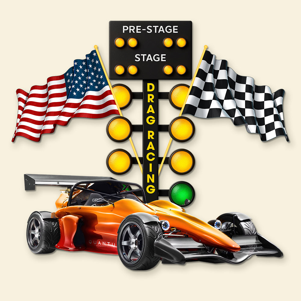Drag Racing Metal Sign - Custom Photo Christmas Gifts For Racing Lovers 03naqn280725-Homacus