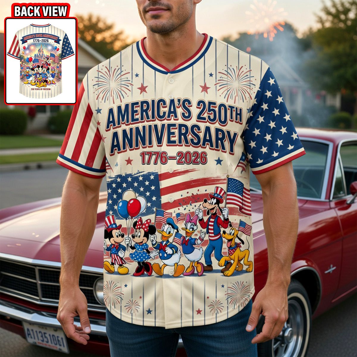 America 250th Anniversary Jersey - Personalized Gifts For Patriots 01tyqn290626