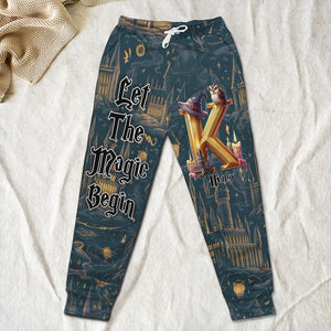 Personalized Gifts For Movie Lovers Sweatpants Custom Letter Alphabet 01XQLU140225-Homacus