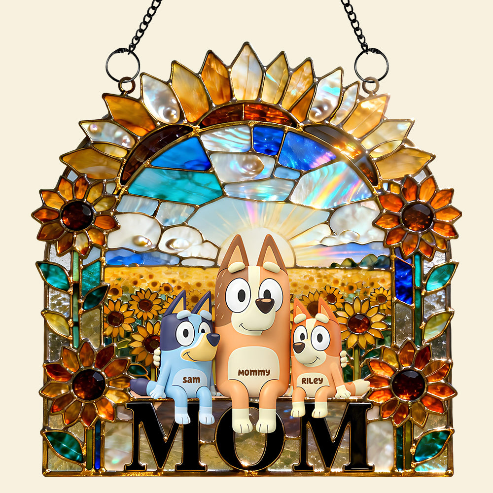 Love Mom Suncatcher - Personalized Gifts For Mothers 04nadt120226-Homacus
