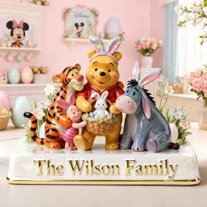 Happy Easter Family Acrylic Plaque - Personalized Gifts For Family 06PGLU030226-Homacus