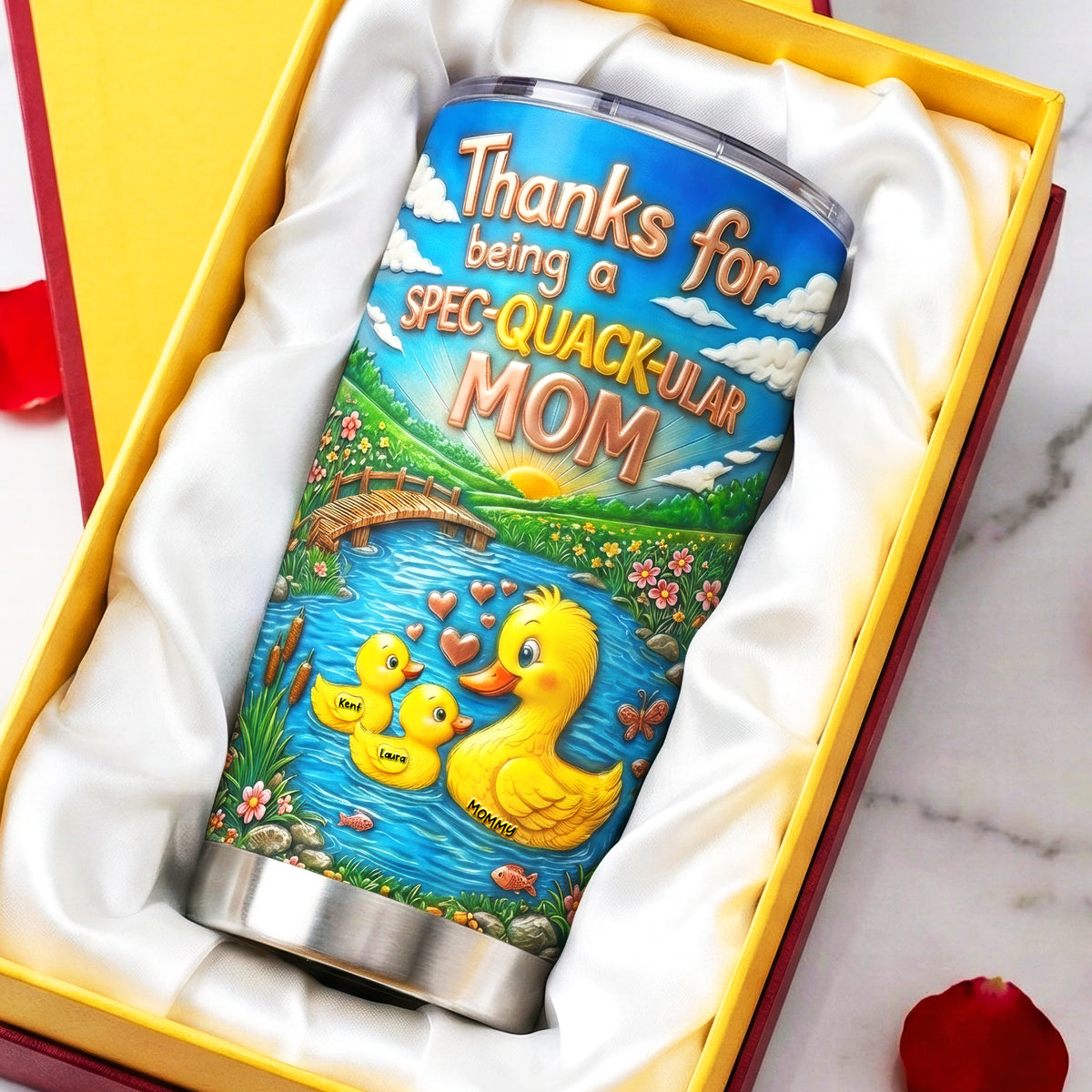 Spec-quack-ular Mom Tumbler - Personalized Gifts For Moms 03tyqn030326-Homacus