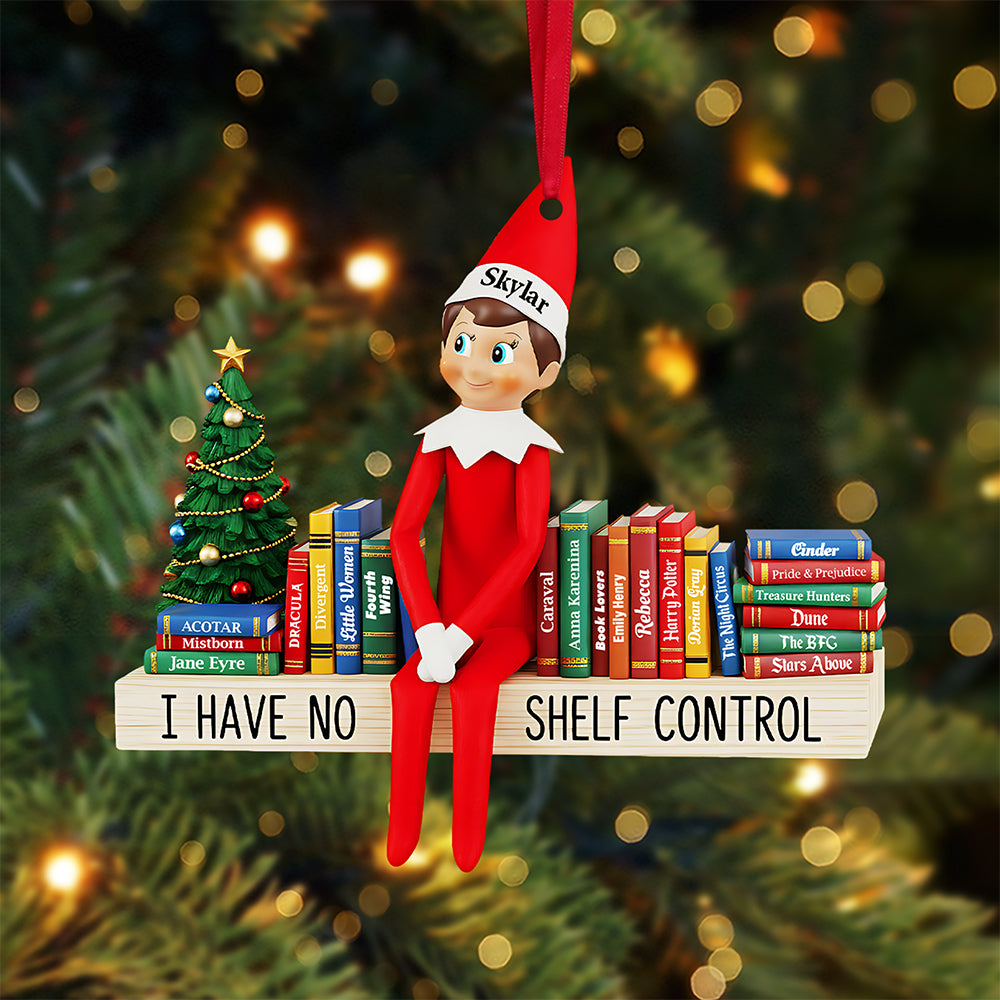 Funny Book Christmas Ornament, Personalized Gifts For Book Lovers 04qhta290825-Homacus