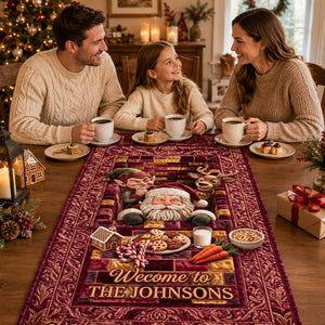 Fun Christmas Quilted Table Runner - Personalized Christmas Gifts 02qhdh210826-Homacus