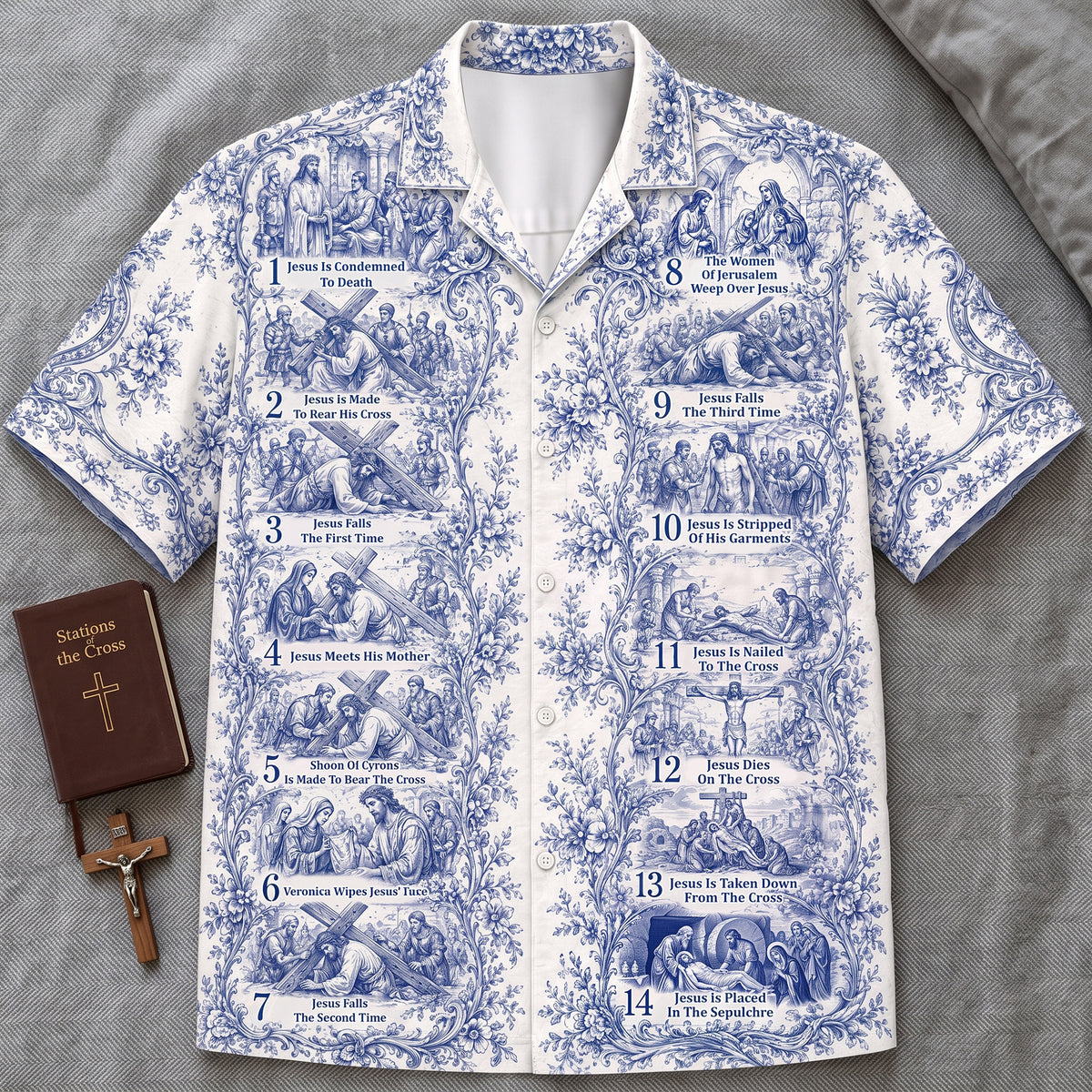 Jesus Cross Journey Hawaiian Shirt - Personalized Gifts For Christians 02hutn200726-Homacus