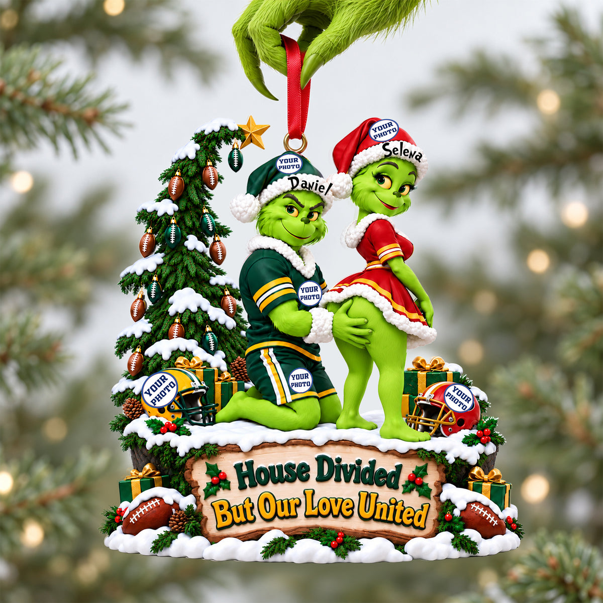 Naughty Couple Christmas Ornament - Personalized Gifts For Sports Loving Couple 05ohlu051026-Homacus