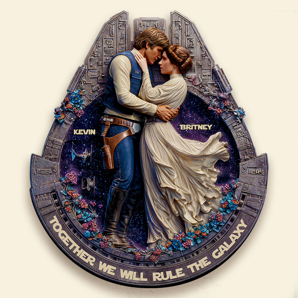 Galaxy Couple Lover Wood Sign Personalized Gifts For Couple 01TGDT030625-Homacus