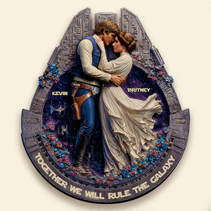 Galaxy Couple Lover Wood Sign Personalized Gifts For Couple 01TGDT030625-Homacus