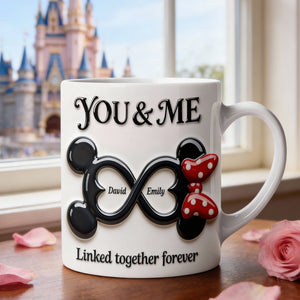 Linked Together Coffee Mug - Personalized Gifts For Couples 06TOQN300126-Homacus