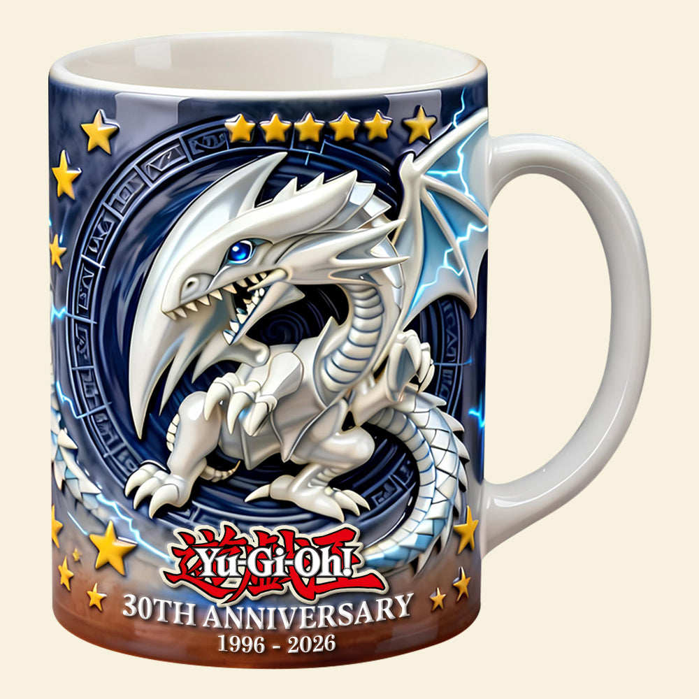 White Dragon 30th Anniversary Mug - Personalized Gift 05NADT120226-Homacus