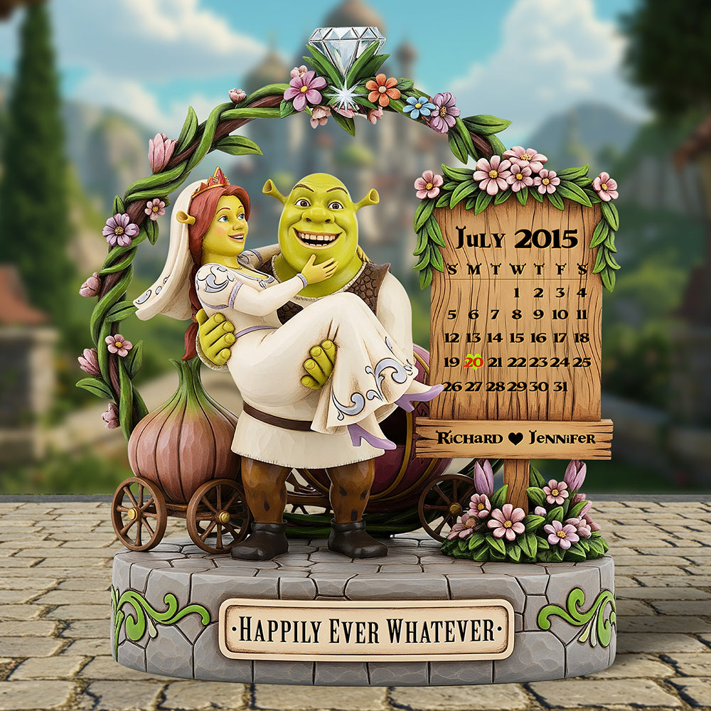 Happily Ever Acrylic Plaque - Personalized Gifts For Couple 01QHQN250625-Homacus