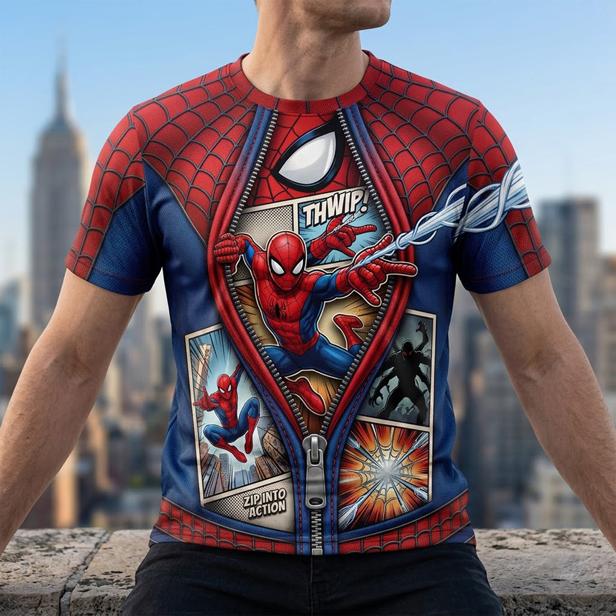 Comic Breakout T-Shirt, Personalized Gifts For Movie Lovers 02hata050826-Homacus