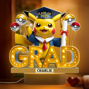 Graduation Led light With Oval Base - Personalized Gifts For Graduates 01napu060525-Homacus