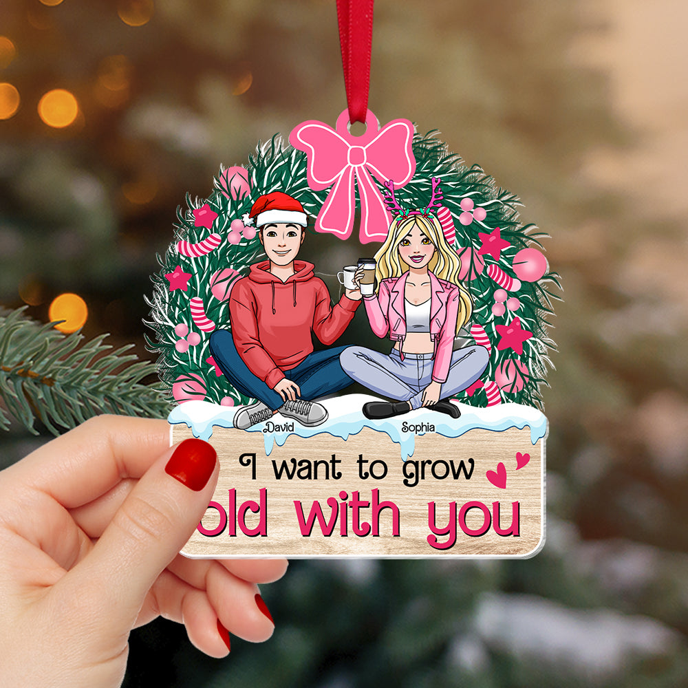 Personalized Gifts For Couple Christmas Ornament 01xqtn161024hh-Homacus