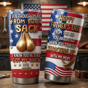 USA Step Dad 20oz Tumbler - Personalized Gifts For Step Dad 07tyqn060526-Homacus