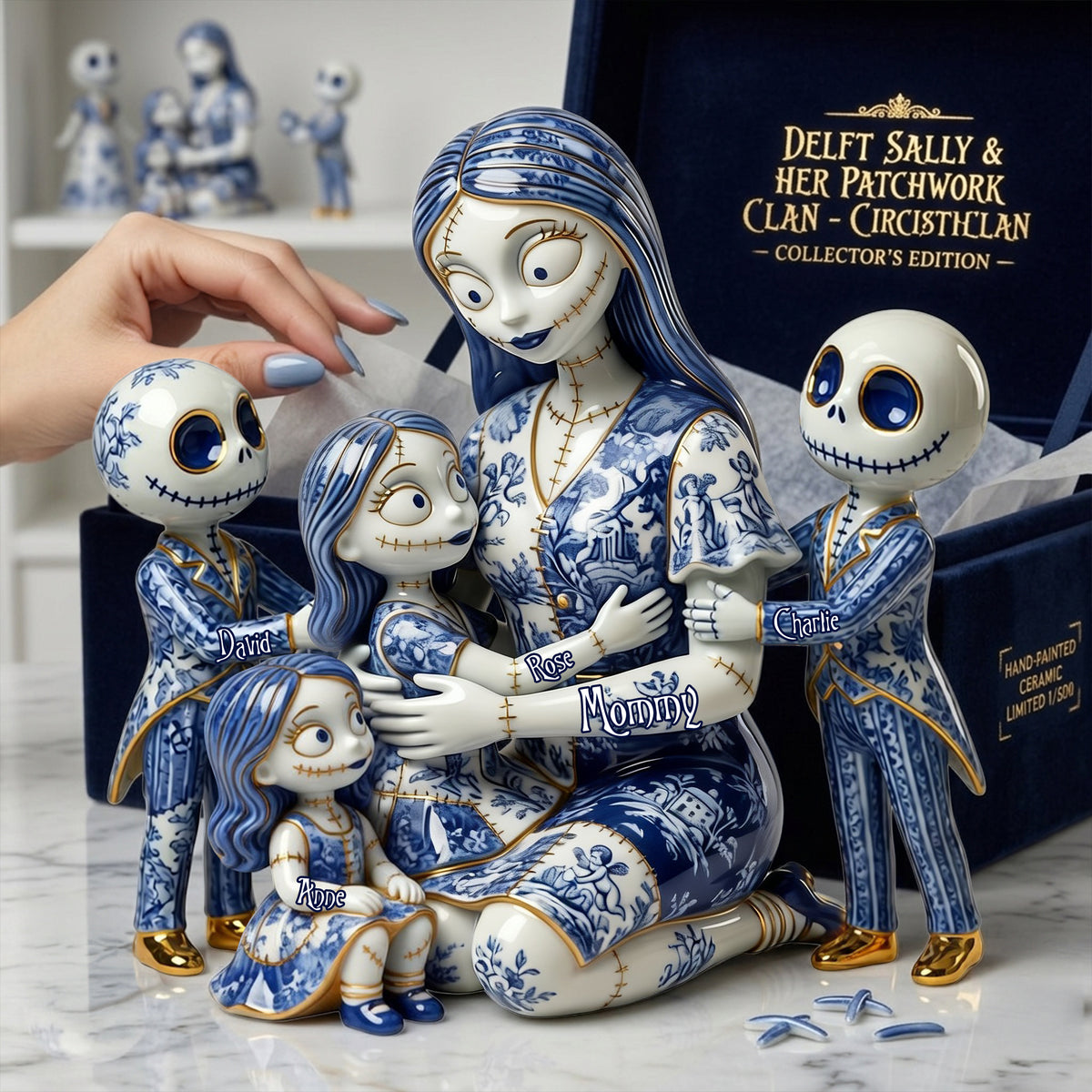 Gothic Mom Toile De Jouy Acrylic Plaque - Personalized Mother's Day Gifts 01OHLU010426-Homacus