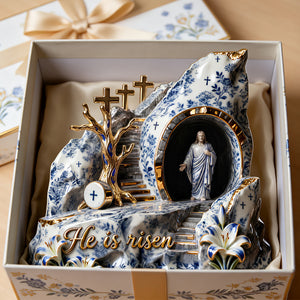 Sacred Jesus Christ Resurrection Plaque, Easter Gifts For Christians 02qhdt070326