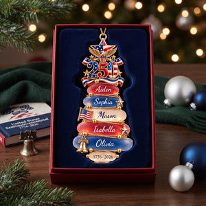 Patriot Family Acrylic Ornament - Personalized Christmas Gifts For Family 03palu101026-Homacus