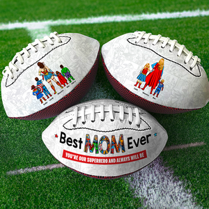 Personalized Gift For Mom American Football Mother's Day Super Mom 01ACHU030425PA-Homacus