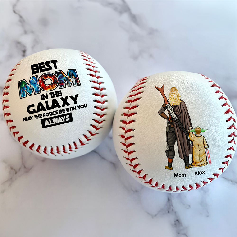 Personalized Gift For Mom Baseball Mother's Day - Best Mom In The Galaxy 061ACHU050425HHHG-Homacus