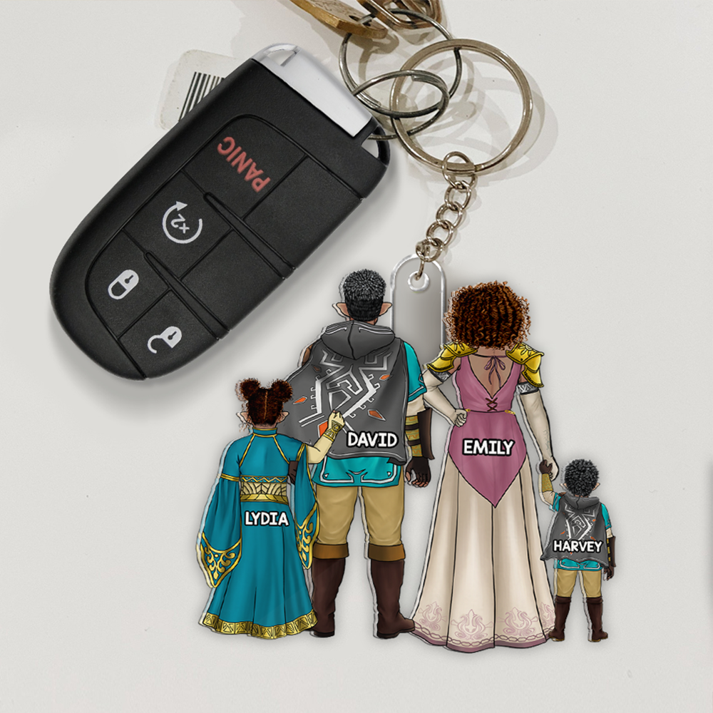 The Adventure Family Acrylic Keychains, Personalized Gifts For Family 03QHHU020525HG-Homacus
