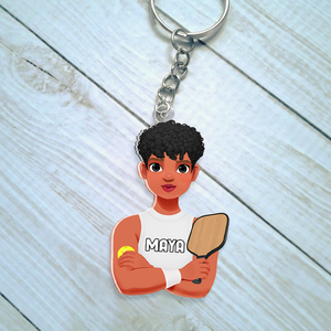 Personalized Gifts For Pickleball Lover Keychain 013QHHU220125PA-Homacus