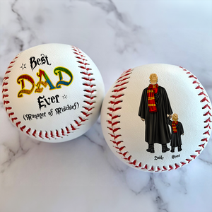 Personalized Gift For Dad Baseball Father's Day Wizard Dad 052ACHU050425TM-Homacus