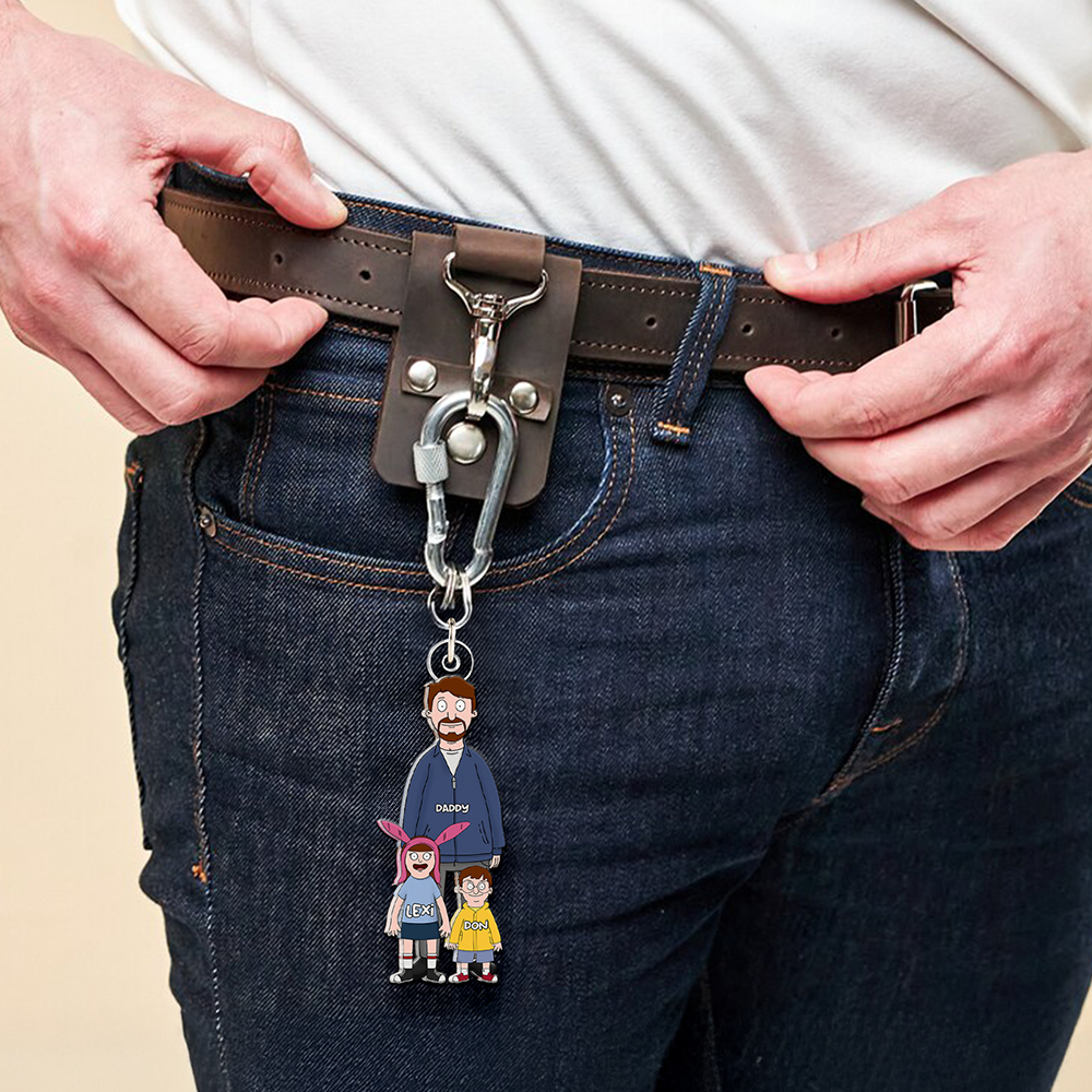 Personalized Gifts For Dad Keychain 01qhhu040325hg-Homacus