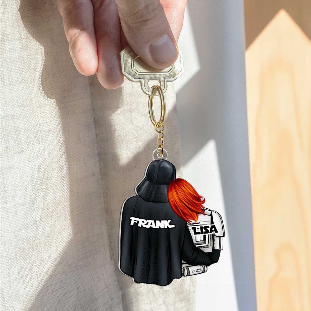 Personalized Gifts For Couple Keychain 09qhhu110125hh-Homacus